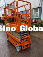 Công suất 230kg Thang máy cắt kéo Diesel 7.8m Chiều cao làm việc CE đã được phê duyệt
