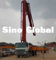 SY5419THB 56 Xe bơm bê tông đã qua sử dụng 56M 6 Phần Tầm với thẳng đứng