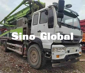 Xe bơm bê tông Zoomlion đã qua sử dụng 37M với khung xe Sinotruk Chiều cao nạp liệu 1370mm