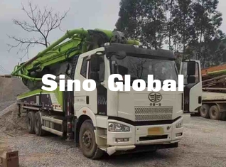 Xe bơm bê tông sử dụng điện 287KW Tiếp cận thẳng đứng 49M với khung FAW
