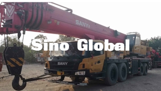 Cần cẩu xe tải đã qua sử dụng Sany STC1000 100 tấn 350kw / 1800 vòng / phút Công suất định mức