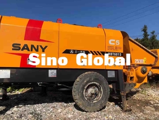 HBT6013 Máy bơm bê tông gắn trên xe kéo đã qua sử dụng Sany 90KW Loại van S