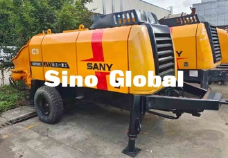 Hệ thống thủy lực được sử dụng Máy bơm xe kéo bê tông CE Được phê duyệt Thương hiệu Sany
