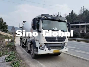 Xe trộn bê tông Howo cũ Loại diesel 10M³ 371HP Công suất