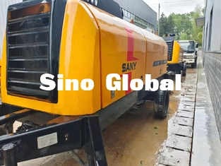 Máy bơm bê tông gắn rơ moóc đã qua sử dụng Công suất động cơ 181KW Van S