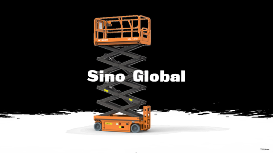 Man Boom Lift Skyboom SSL-12HD Xe nâng người cắt kéo điện Chiều cao làm việc 12m