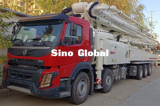 Xe tải bơm bê tông gắn liền XCMG, Sany, Zoomlion với khung gầm Mercedes Benz Volov Isuzu