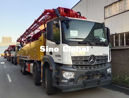 Xe tải bơm bê tông gắn liền XCMG, Sany, Zoomlion với khung gầm Mercedes Benz Volov Isuzu