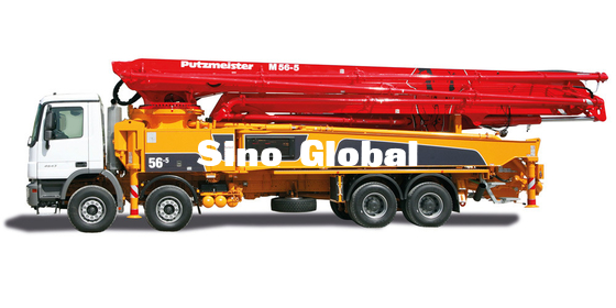 Xe tải bơm bê tông gắn liền XCMG, Sany, Zoomlion với khung gầm Mercedes Benz Volov Isuzu