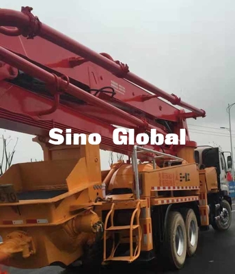 37 mét Xe bơm bê tông được sử dụng 100m³ / H 8.3mpa 12mpa Áp suất
