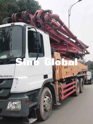 Boom Xe bơm bê tông được sử dụng 46m / 4 Đoạn ống 125mm Giấy chứng nhận CE