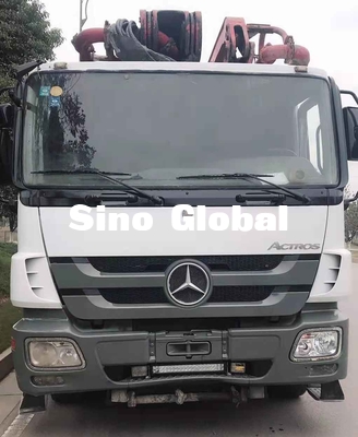Boom Xe bơm bê tông được sử dụng 46m / 4 Đoạn ống 125mm Giấy chứng nhận CE