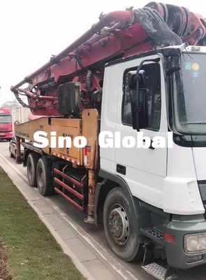 Boom Xe bơm bê tông được sử dụng 46m / 4 Đoạn ống 125mm Giấy chứng nhận CE