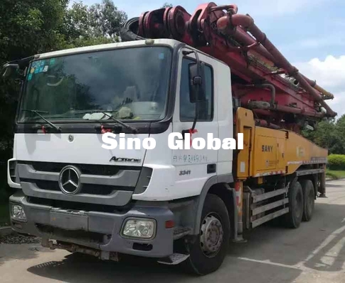 Xe tải bơm bê tông 12Mpa đã qua sử dụng Euro4 46m 4 Đoạn vươn thẳng đứng