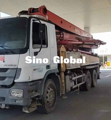 Xe bơm bê tông 37M đã qua sử dụng của thương hiệu Sany với 5 phần bùng nổ