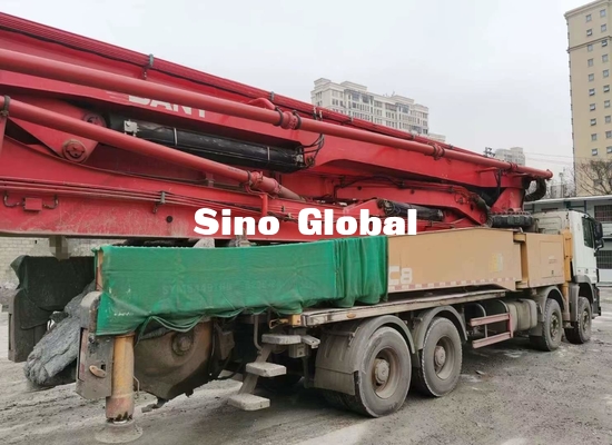 Xe bơm 56m đã qua sử dụng hiệu Sany với Mẫu xe Mercedes Benz 3341