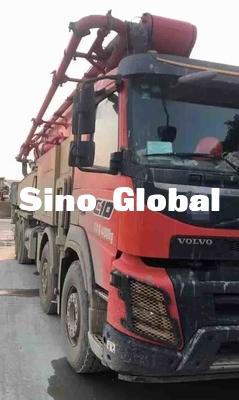Xe bơm bê tông Sany 56m đã qua sử dụng với khung xe Volvo Công suất 172 M³ / H