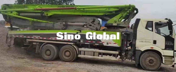 Xe bơm bê tông sử dụng điện 287KW Tiếp cận thẳng đứng 49M với khung FAW