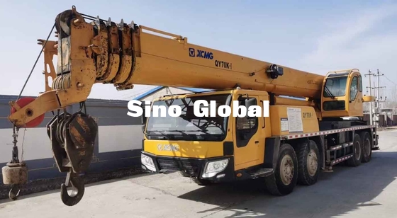 Đã qua sử dụng Cần cẩu xe tải XCMG 70 tấn Công suất nâng 60m Chiều cao nâng QY70K-I