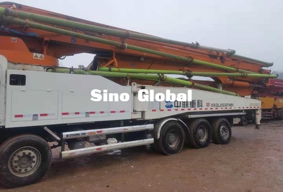 Zoomlion 63M Xe bơm bê tông đã qua sử dụng với khung sườn Scania với Model 2013