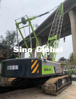 Cần trục bánh xích QUY80 Zoomlion 80 tấn đã qua sử dụng với Cần trục 58m