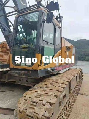 Cần cẩu bánh xích 50 tấn Công suất sử dụng Sany SCC550E 400L Thùng nhiên liệu