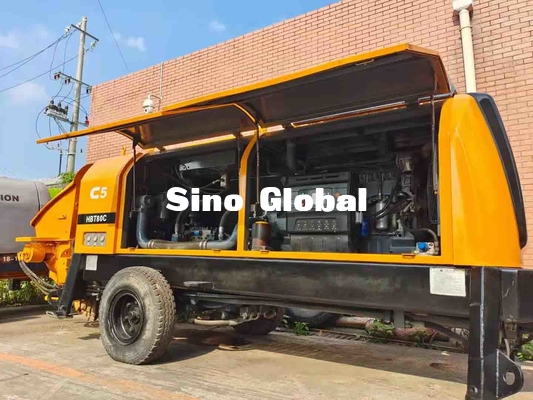 Máy bơm bê tông sử dụng động cơ diesel Sany Loại van S Công suất 180KW