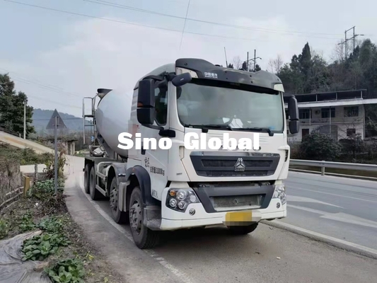 Xe trộn bê tông Howo cũ Loại diesel 10M³ 371HP Công suất